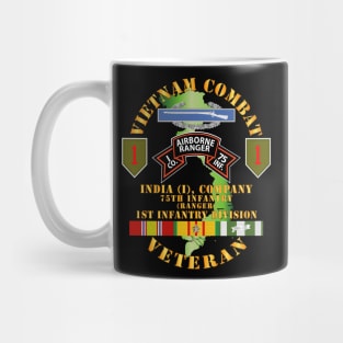 Vietnam Combat Vet - I Co 75th Infantry (Ranger) - 1st ID SSI Mug